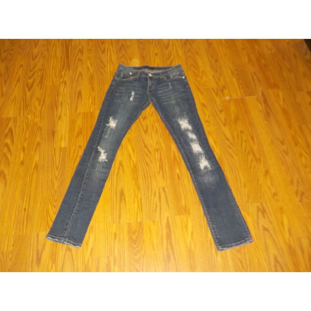 Woman's/Junior's DECODED Jeans Size:7 Distressed/Dark Washed PERFECT Cond!